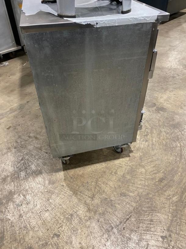 Leader Commercial Stainless Steel Refrigerated 3 Door Low Boy/Worktop Cooler! With Wire Shelves! On Casters! 115V 1 Phase! Model: LB72 R SN: PS043062! - Image 3 of 8