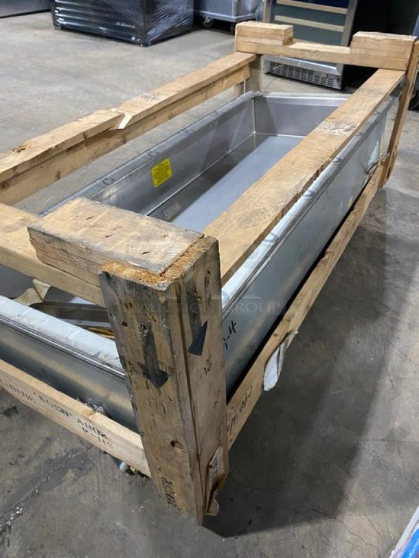 New In The Crate! Atlas Commercial Stainless Steel Electric Powered Insulated 4 Pan Hot Food Well/Drop-In Unit! With Thermostatic Controls & Drain Hole! 208V 1 Phase! Model: WH-4 SN: 3038-12-A! - Image 4 of 6