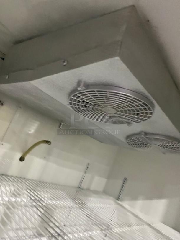 Leader Commercial Stainless Steel Double Sliding Glass Door Reach In Refrigerator Merchandiser! With Poly Coated Wire Racks! 115V 1 Phase! - Image 6 of 8