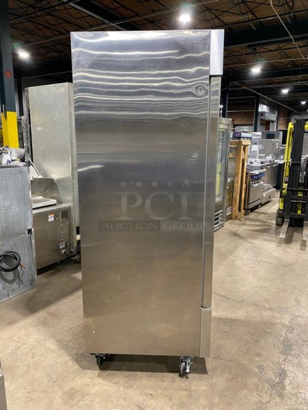Wow! Sir Lawrence Commercial Stainless Steel Single Solid Door Reach In Freezer! With Poly Coated Wire Rack! Model: SLFRZ-1D SN: 6094171221060149! 115V! On Casters! Working When Removed! - Image 3 of 9