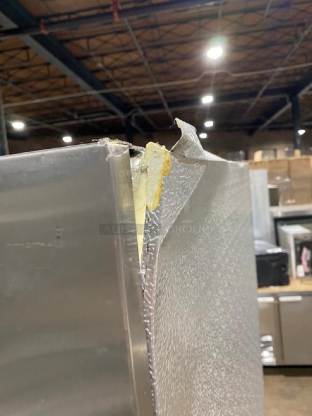 Wow! Sir Lawrence Commercial Stainless Steel Single Solid Door Reach In Freezer! With Poly Coated Wire Rack! Model: SLFRZ-1D SN: 6094171221060149! 115V! On Casters! Working When Removed! - Image 5 of 9
