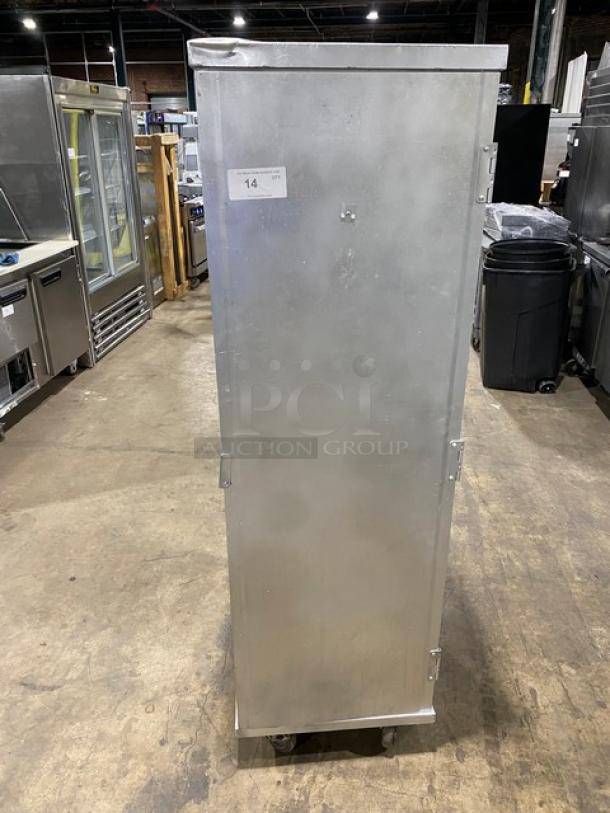 Commercial 40 Pan End Load Enclosed Bun/Sheet Pan Cabinet! On Casters! - Image 1 of 6