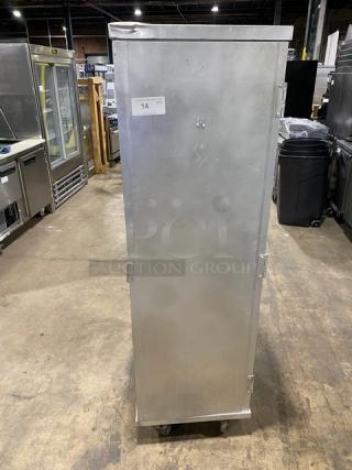 Commercial 40 Pan End Load Enclosed Bun/Sheet Pan Cabinet! On Casters!