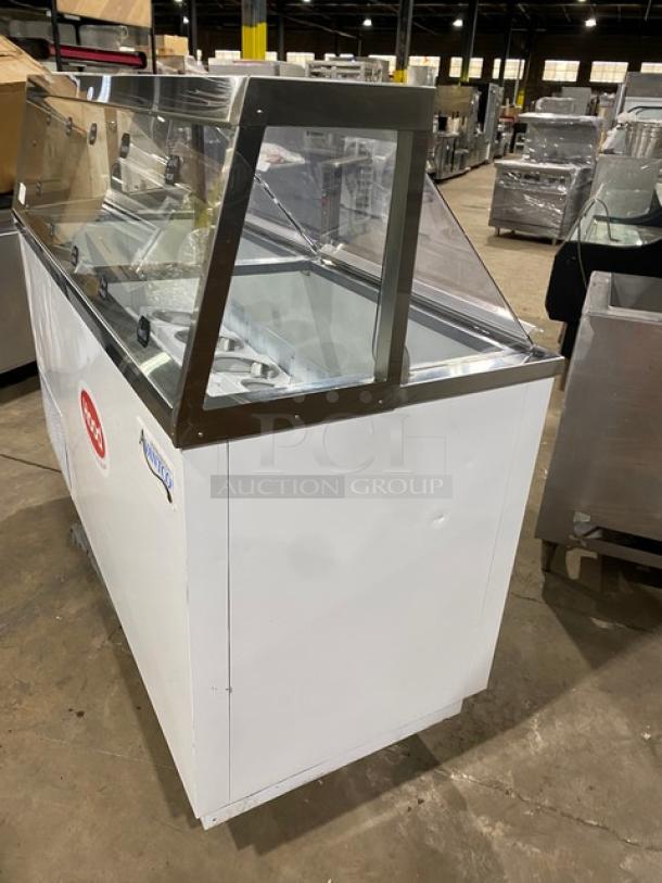 Avantco Commercial Ice Cream/Frozen Yogurt Dipping Cabinet! With Sneeze Guard! With Rear Double Lift-Up Style Doors! With Tub Holders! 110V! Model: 178CPW68HC! - Image 2 of 7