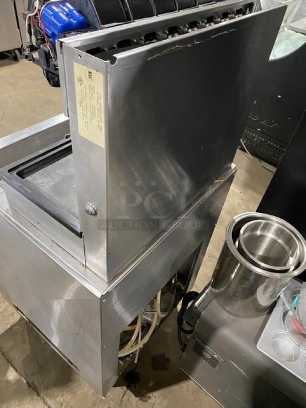 Cornelius Commercial Stainless Steel 8 Tap Soda/Beverage Dispenser! With Reach In Ice Well Attached! On Legs! Model: CB2323A SN: 7401021KD221! - Image 4 of 8