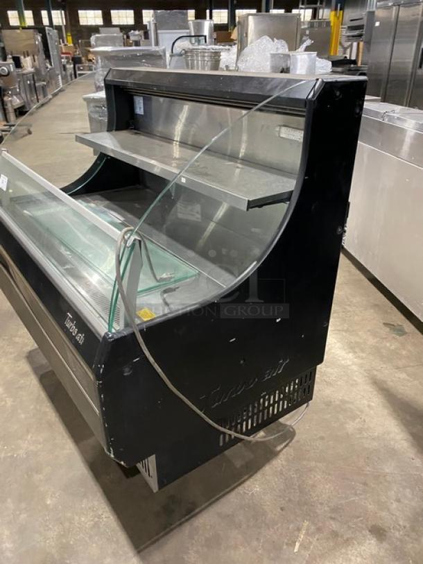 Turbo Air Commercial Black Low Profile Refrigerated Open Grab-N-Go Display Case/Merchandiser! With Stainless Steel Interior! Model: TOM-50LB SN: TML50197018! 120V 1 Phase! Working When Removed! - Image 2 of 7
