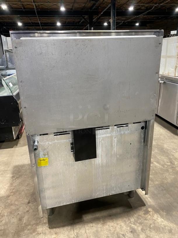 American Range Commercial Stainless Steel Natural Gas Powered 6 Burner Range! With Full Size Oven Underneath! With Back Splash & Overhead Salamander Shelf! With Wire Oven Rack! On Legs! - Image 4 of 9