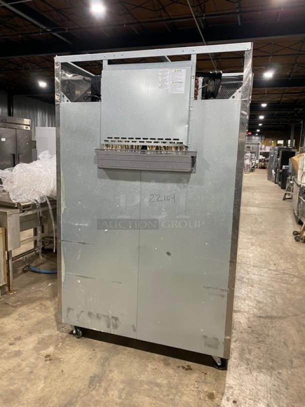 Turbo Air M3 Series Commercial Stainless Steel Solid Double Door Reach In Freezer! Model: M3F47-2-N! 115V 1 Phase! On Casters! - Image 3 of 9