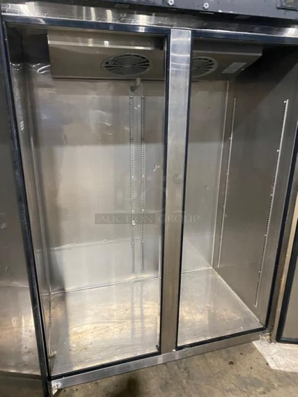 Turbo Air M3 Series Commercial Stainless Steel Solid Double Door Reach In Freezer! Model: M3F47-2-N! 115V 1 Phase! On Casters! - Image 5 of 9
