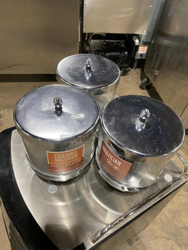 Schaerer Coffee Art Series Commercial Countertop Bean-To-Cup Super-Automatic Hot/Iced Coffee Machine! With 3 Bean Hoppers! With Touch Screen Controls! Model: SCA1 SN: 2020329222! 208-240V! On Legs! - Image 5 of 10