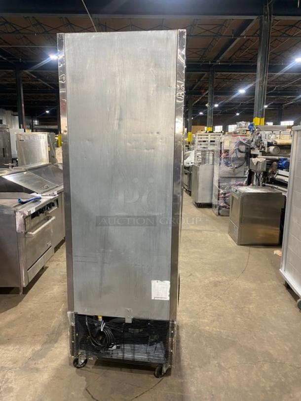 Atosa Commercial Stainless Steel Single Solid Door Reach In Freezer! With Poly Coated Wire Rack! On Casters! 115V 1 Phase! Model: MBF8501 SN: MBF8501140615C4010! - Image 2 of 9