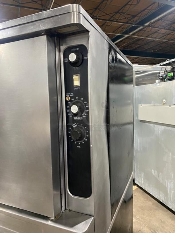 Blodgett Commercial Stainless Steel Natural Gas Powered Double Stacked Convection Oven! With Wire Oven Racks! SN: 1286R7468101! On Casters! 2X Your Bid Makes One Unit! - Image 8 of 10