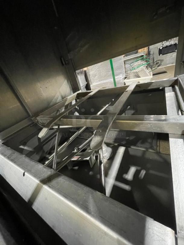 SWEET! LATE MODEL 2019! Jackson TempStar Series Commercial Stainless Steel Ventless High Hood Door Type High-Temp Dishwasher! With Electric Booster Heater! On Stand With Legs! 208-230-460V 3 Phase! Model: TEMPSTAR HH-E-VER SN: 19B370501! Working When Removed! - Image 5 of 11