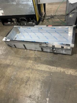 New! Randell Commercial Stainless Steel Electric Powered Cold Food Pan/Drop-In Unit! With Drain Hole! 115V 1 Phase! Model: 9957AR SN: W2013863-1! Remote Compressor/No Compressor!