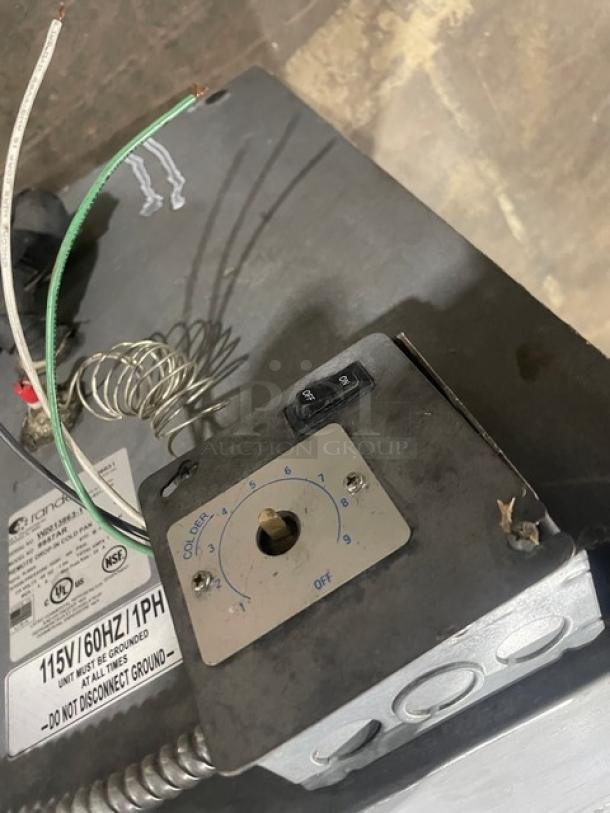 New! Randell Commercial Stainless Steel Electric Powered Cold Food Pan/Drop-In Unit! With Drain Hole! 115V 1 Phase! Model: 9957AR SN: W2013863-1! Remote Compressor/No Compressor! - Image 9 of 9