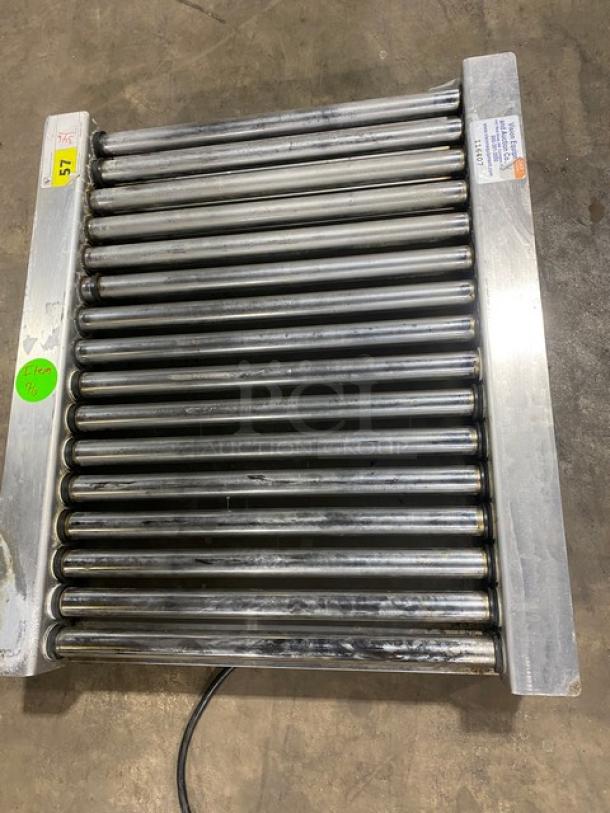 Nemco! 2022! Commercial Stainless Steel Electric Powered Narrow Hot Dog Roller Grill! With 45 Hot Dog Capacity! Model: 8045N SN: B17-0022! 120V! Working When Removed! - Image 5 of 8