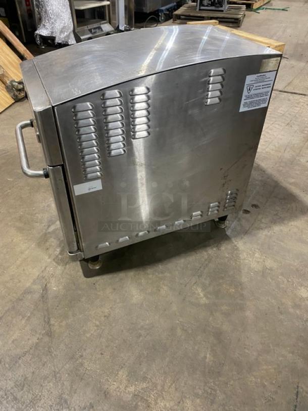Sweet! MerryChef Commercial Stainless Steel Electric Powered Countertop Ventless High Speed Convection Turbo Oven! With Easy Touch Control Pad! Model: Eikon E2 SN: 1408213091240! On Legs! Working When Removed! - Image 2 of 8