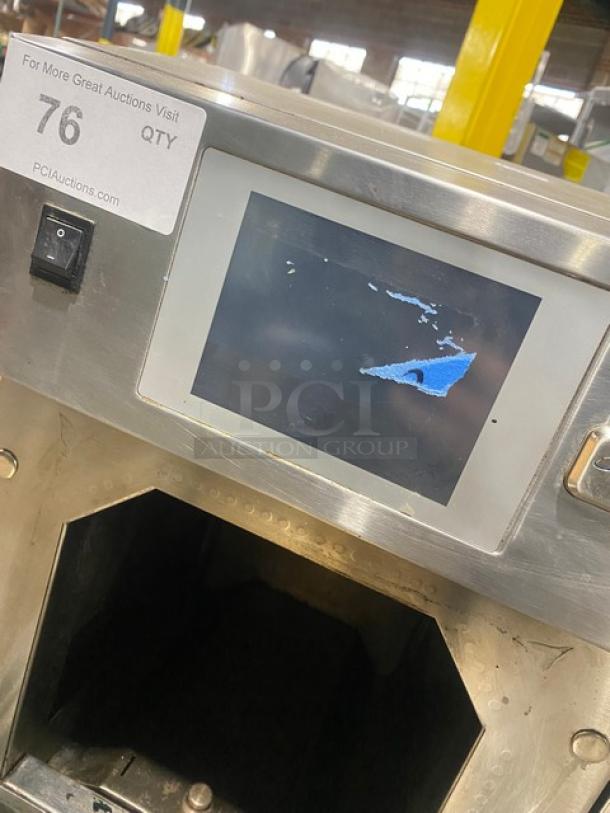 Sweet! MerryChef Commercial Stainless Steel Electric Powered Countertop Ventless High Speed Convection Turbo Oven! With Easy Touch Control Pad! Model: Eikon E2 SN: 1408213091240! On Legs! Working When Removed! - Image 7 of 8