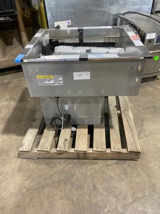 NEW! NEVER USED! Randell Commercial Stainless Steel Wrapped Cold Wall Refrigerated Drop-In Food Unit! Model: RCP-2 SN: W1819591-1! 115V 1 Phase! Working!