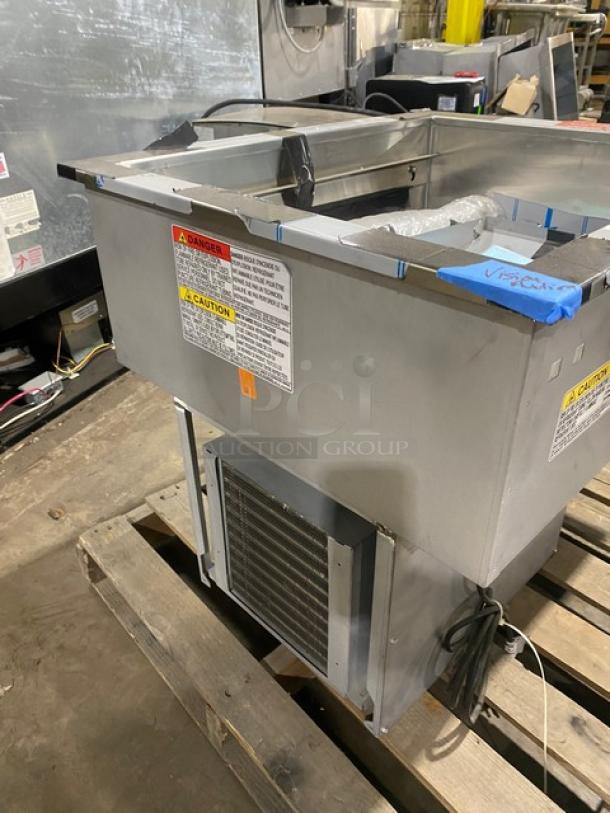 NEW! NEVER USED! Randell Commercial Stainless Steel Wrapped Cold Wall Refrigerated Drop-In Food Unit! Model: RCP-2 SN: W1819591-1! 115V 1 Phase! Working! - Image 4 of 8
