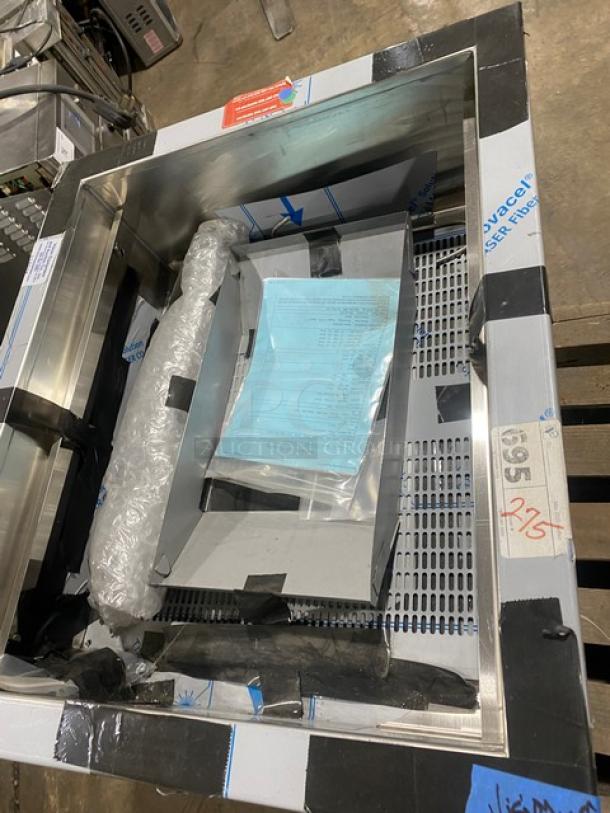 NEW! NEVER USED! Randell Commercial Stainless Steel Wrapped Cold Wall Refrigerated Drop-In Food Unit! Model: RCP-2 SN: W1819591-1! 115V 1 Phase! Working! - Image 5 of 8