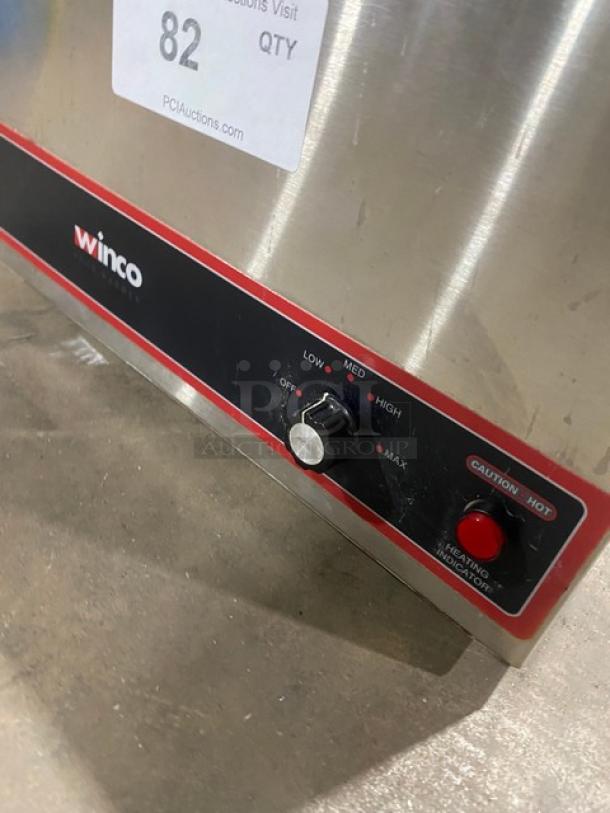Winco Commercial Stainless Steel Electric Powered Countertop Single Well Food Warmer! Model: FW-S500 SN: FWS50010075983! 120V! On Legs! - Image 6 of 8