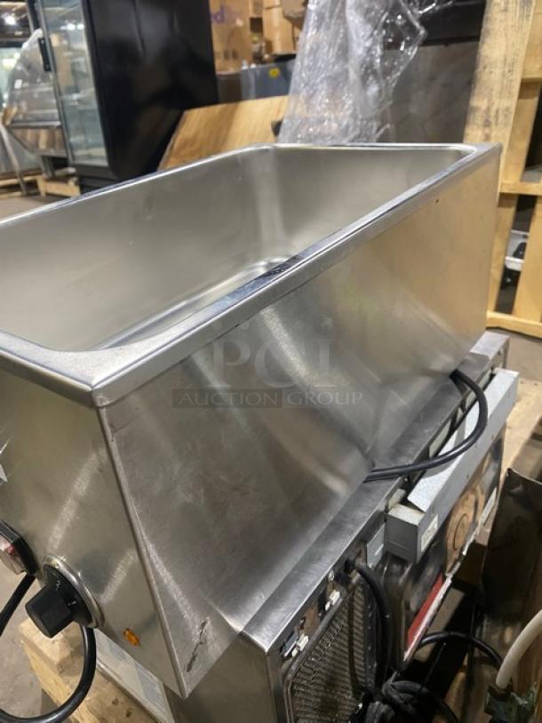 Omcan Commercial Stainless Steel Electric Powered Countertop Single Well Bain Marie Food Warmer/Rethermalizer! Model: ZCK165BT! 110V 1 Phase! - Image 2 of 8