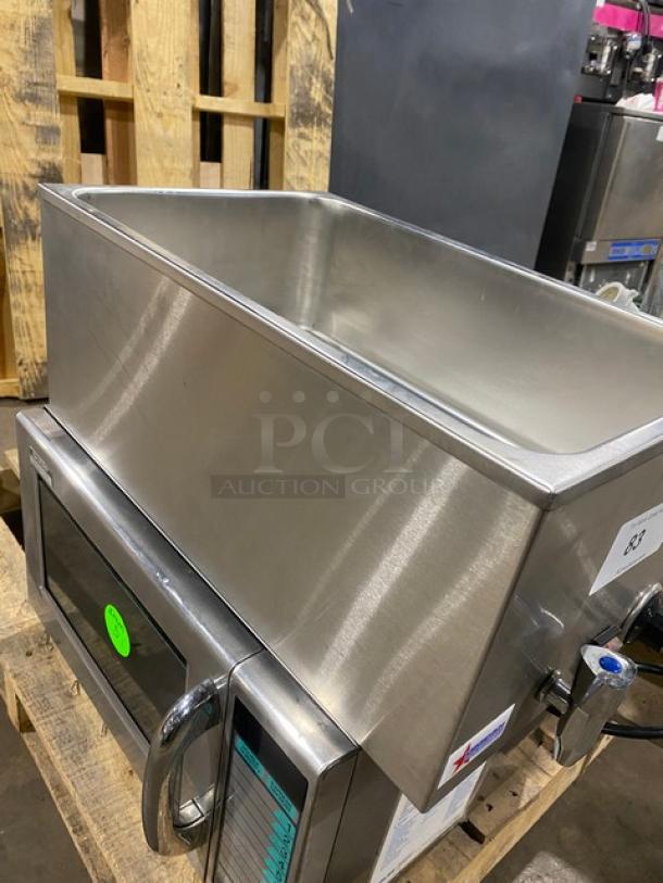 Omcan Commercial Stainless Steel Electric Powered Countertop Single Well Bain Marie Food Warmer/Rethermalizer! Model: ZCK165BT! 110V 1 Phase! - Image 3 of 8