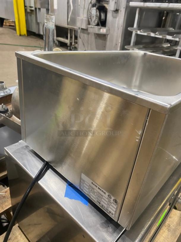 Omcan Commercial Stainless Steel Electric Powered Countertop Single Well Bain Marie Food Warmer/Rethermalizer! Model: ZCK165BT! 110V 1 Phase! - Image 4 of 8