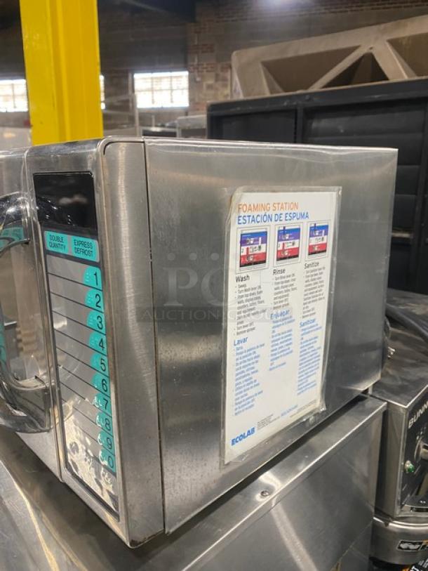 Sharp Commercial Stainless Steel Countertop Microwave Oven! With Programable Touch Pad! Model: R-21LVF SN: 12985! 120V! On Legs! - Image 2 of 8