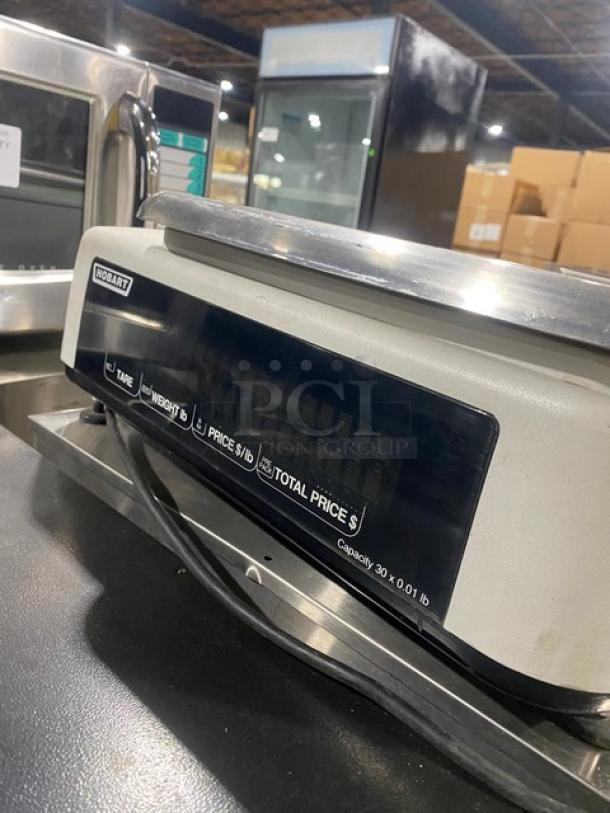 Hobart Quantum Commercial Countertop Deli Touchscreen Scale! With Label Printer! Model: QUANTUM SN: 45-1081-793! 120V! On Legs! - Image 4 of 9