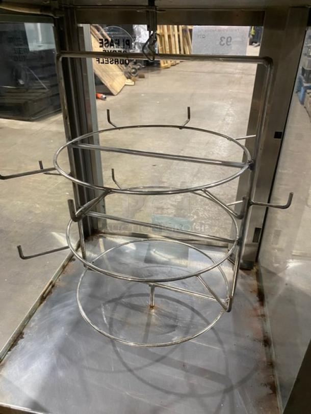 Hatco Flav-R-Fresh Series Commercial Stainless Steel Countertop Humidified Impulse Heated Pizza Merchandiser/Display Cabinet! With Rotating Wire Rack! 120V! - Image 5 of 7