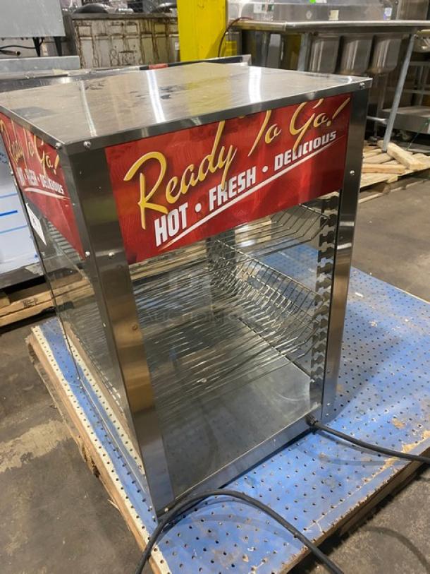 Wisco Commercial Stainless Steel Countertop Food Warmer Merchandiser/Display Cabinet! With Multi-Tier Wire Racks! Model: 925W SN: P67792! 120V! - Image 2 of 9