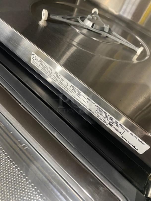 KitchenAid Commercial Stainless Steel 24" Built-in Microwave Oven! With 10 Power Levels! Model: KBMS1454SSS-3 SN: XN01812561! 120V! - Image 5 of 7