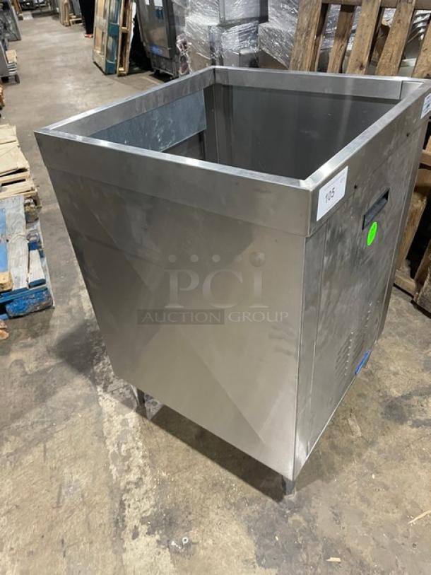 Manitowoc Commercial Stainless Steel 23"x23" Drop-In Beverage Dispenser Stand! Model: 16-1321 SN: 44810! On Legs! - Image 2 of 5