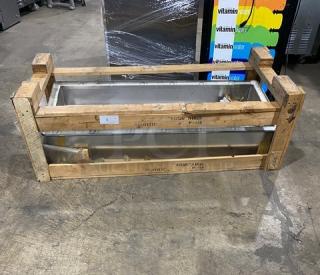 New In The Crate! Atlas Commercial Stainless Steel Electric Powered Insulated 4 Pan Hot Food Well/Drop-In Unit! With Thermostatic Controls & Drain Hole! 208V 1 Phase! Model: WH-4 SN: 3038-12-A!