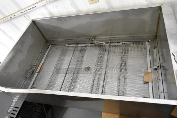BRAND NEW SCRATCH AND DENT!  Giles EOF-24 WIFI Stainless Steel Commercial Electric Powered 3 Bay Deep Fat Fryer w/ Dumping Station on Commercial Casters. 480 Volts, 3 Phase. - Image 18 of 21