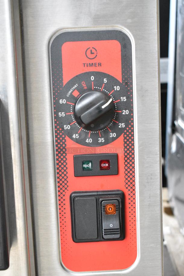 BRAND NEW SCRATCH AND DENT!  Vulcan C24EA5 Stainless Steel Commercial Countertop Electric Powered Single Deck Steam Cabinet. 208-240 Volts, 1/3 Phase. - Image 3 of 5