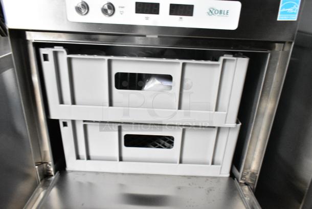 BRAND NEW SCRATCH AND DENT!  2024 Noble 495HTGW22 Stainless Steel Commercial Undercounter Glass Washer. 208-240 Volts, 1 Phase. - Image 3 of 9