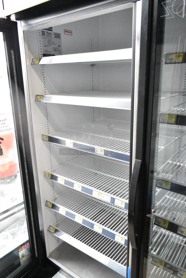 2018 True GDM-72-HC Metal Commercial 3 Door Reach In Cooler Merchandiser w/ Poly Coated Racks. 115 Volts, 1 Phase. Tested and Working! - Image 3 of 6