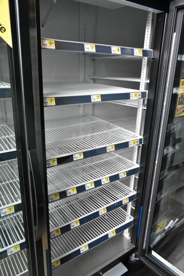 2018 True GDM-72-HC Metal Commercial 3 Door Reach In Cooler Merchandiser w/ Poly Coated Racks. 115 Volts, 1 Phase. Tested and Working! - Image 4 of 6