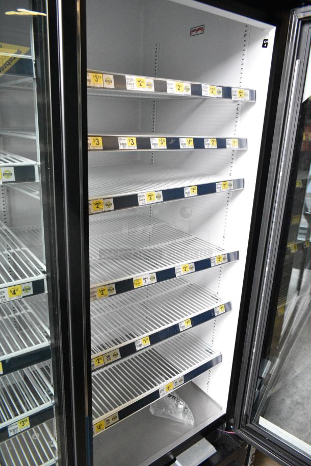 2018 True GDM-72-HC Metal Commercial 3 Door Reach In Cooler Merchandiser w/ Poly Coated Racks. 115 Volts, 1 Phase. Tested and Working! - Image 5 of 6