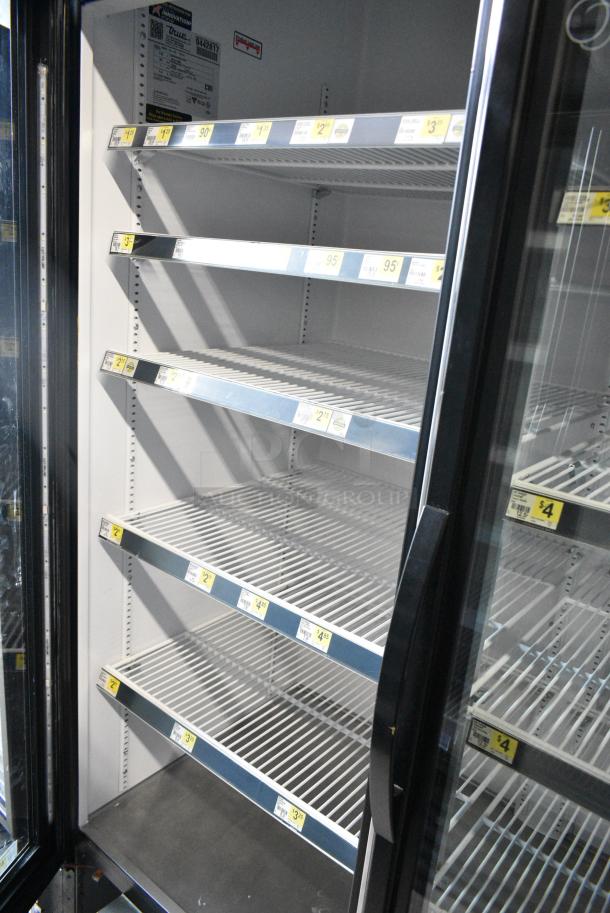 2018 True GDM-72-HC Metal Commercial 3 Door Reach In Cooler Merchandiser w/ Poly Coated Racks. 115 Volts, 1 Phase. Tested and Working! - Image 3 of 6