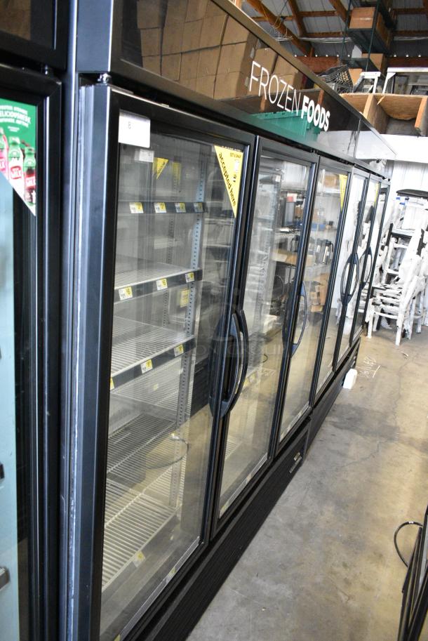 2018 True GDM-72F-HC Metal Commercial 3 Door Reach In Freezer Merchandiser w/ Poly Coated Racks. 208-230 Volts, 1 Phase. Tested and Working! - Image 2 of 7