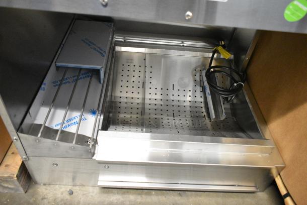 BRAND NEW! BKI HFW-R Stainless Steel Commercial Countertop Hot N Crispy Fry Dumping Warming Station. 120 Volts, 1 Phase. - Image 7 of 9