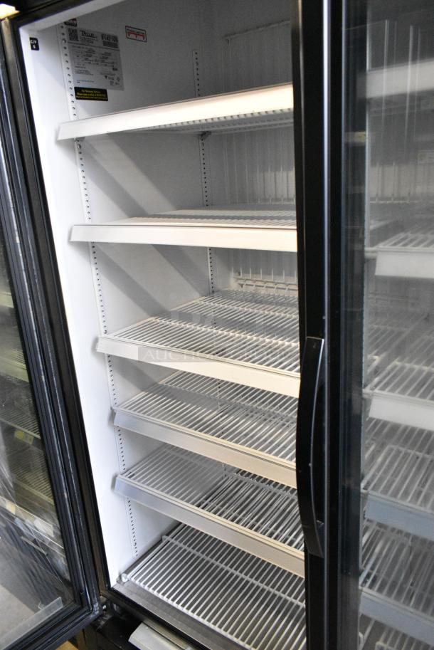 2017 True GDM-72F-HC Metal Commercial 3 Door Reach In Freezer Merchandiser w/ Poly Coated Racks. 208-230 Volts, 1 Phase. Tested and Working! - Image 5 of 6