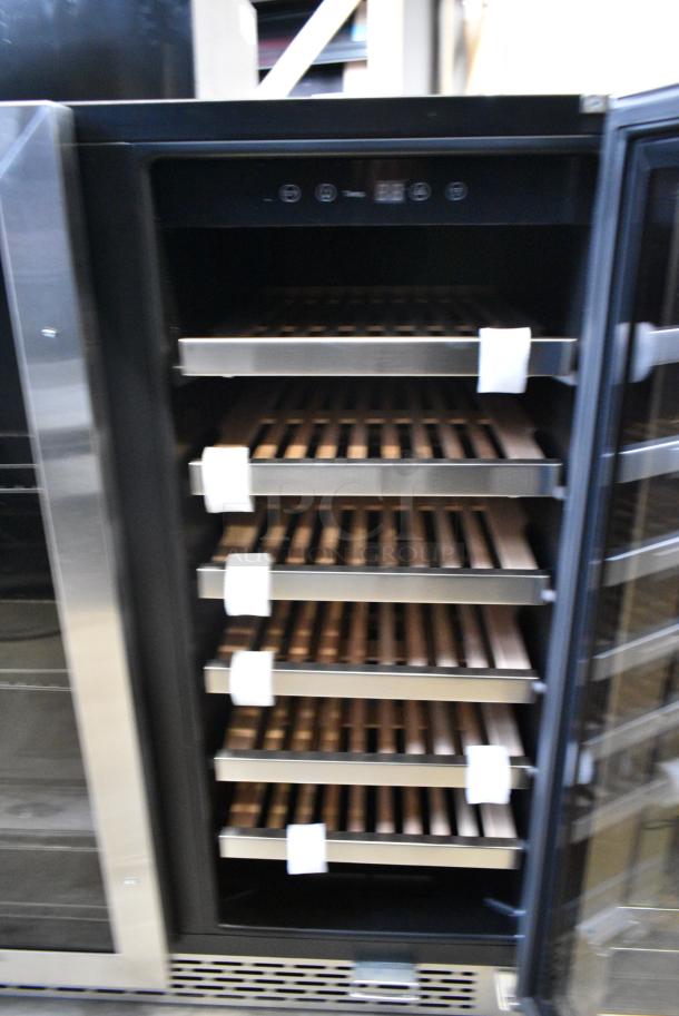 BRAND NEW SCRATCH AND DENT! Whynter BWB-3388FDS 30″ Built-in French Door 33 Bottle Wine Refrigerator, 24" Wide Dual Zone. 115 Volts, 1 Phase. Tested and Working! - Image 5 of 7