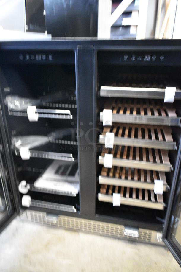 BRAND NEW SCRATCH AND DENT! Whynter BWB-3388FDS 30″ Built-in French Door 33 Bottle Wine Refrigerator, 24" Wide Dual Zone. 115 Volts, 1 Phase. Tested and Working! - Image 6 of 7