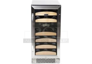 BRAND NEW SCRATCH AND DENT! Whynter BWR-281DZ 28 Bottle Dual Temperature Zone Built-in Wine Refrigerator. 115 Volts, 1 Phase. Tested and Working!