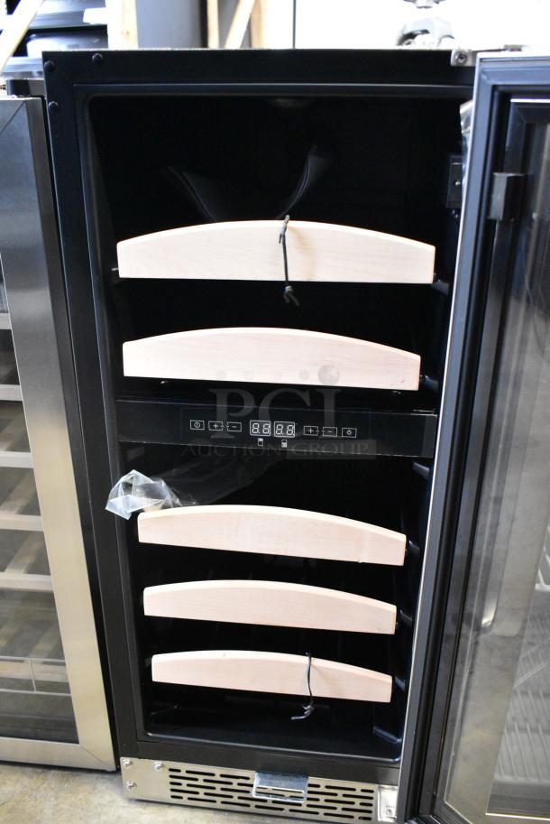 BRAND NEW SCRATCH AND DENT! Whynter BWR-281DZ 28 Bottle Dual Temperature Zone Built-in Wine Refrigerator. 115 Volts, 1 Phase. Tested and Working! - Image 4 of 5